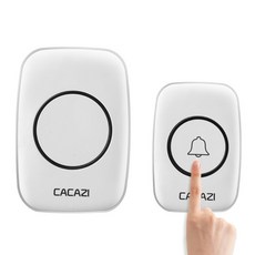 현관초인종 전원코드형 도어벨 호출벨 차임벨 출입문벨 A10-W, 1개, 화이트