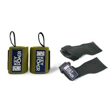 KEY POWER 舉重綁帶, 綠色, 1個