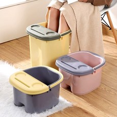 가정용 습식 족욕기 발 종아리 족욕통 홈스파 족탕기, 대-퍼플, 대 퍼플, 1개