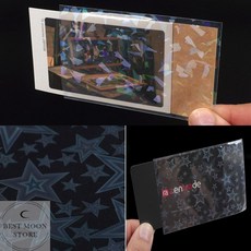 봉투 10P 투명 포토 슬리브 61x88mm 포토보관, 홀로그램
