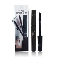 디어 바이 엔프라니 더블 이펙트 롱 볼륨 워터프루프 마스카라, 1개, 블랙