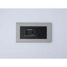 Panasonic 國際牌 微水泥紋Glatima 面板 蓋板 開關 插座【快速出貨】switchpapa, 1個, 18W typeC+USB加插座（黑