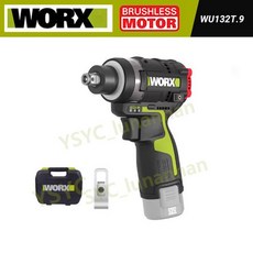 Worx 웍스 WU132T 충전드라이버 전기임팩렌치 12V 임팩트렌치 드라이버 베어툴 본체만 WU132T.9 배터리는 제외, 1개