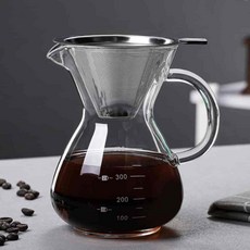 필터 드립서버 세트 400ml 핸들 드리퍼 원드드리퍼