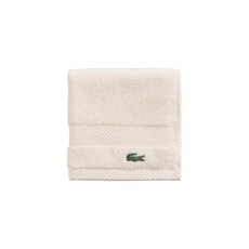 Lacoste 헤리티지 수피마 코튼 수건 서프 블루 13"x13"142360, Wash Cloth 13x13, 분필