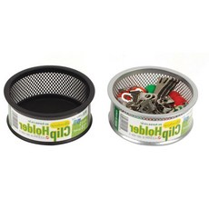 벡스트리아 클립홀더 원형철망 작은소품통 소품케이스 책상소품수납함 핀정리함