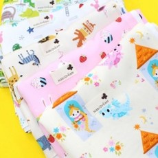 차렵이불 인견 겹이불 유아 어린이집 이불 M 6종, 딸기토끼