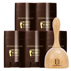 에스떼미알레 호주 마누카 허니 풋스틱 5개 + 마사지괄사, 1