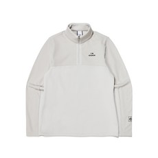 아이더 EIDER FIELD 필드 여성 긴팔 짚업 티셔츠_OATMEAL GREY 598615