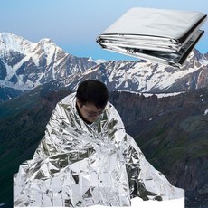 휴대용 은박 담요 캠핑 재난 등산 비상용 210x140cm, 상세페이지 참조, 1개