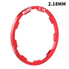 MUQZI MTB 도로 자전거 허브 와셔 1mm 1 5mm 85mm 2mm 2 18mm 35mm 가스켓 7 8 9 10 11 12 속도 카세트 휠 스페이서, 2 18mm d, 1개