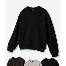 브렌슨 B. 코듀로이 니트 루즈핏 맨투맨 ( 3컬러 )