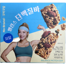 노브랜드 밸런스 단백질바, 2개, 160g