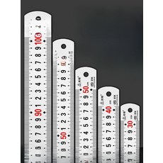 고정밀 스테인리스 직자 철자 15cm 30cm 50cm 1m 측정자, 1개