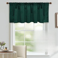 SimpleHome 다크 그린 벨벳 커튼 거실용 243.8cm(96인치) 로드 포켓 럭셔리 암막 벨벳 커튼 단열 2 패널 암막 드레이프 너비 101.6 x 길이 243.8c