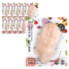 풀토래 닭가슴살 오리지널 10팩 100% 국내산, 100g, 10개