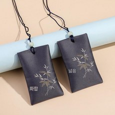 미소샵 합격부적 수능부적 시험 소원 성공부적 가방 주머니, 진그레이, 빈 가방 술장식없음 5 x 8cm, 1세트