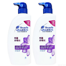 헤드앤숄더 퍼퓸 프레쉬 샴푸, 750ml, 2개
