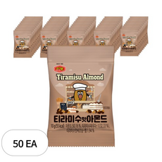 머거본 티라미수맛 아몬드, 10g, 50개