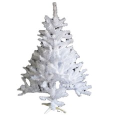 台灣製 (不含飾品不含燈), 豪華型夢幻白色聖誕樹裸樹,2尺/2呎(60cm)
