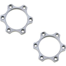 DGZI 2PCS 44mm 자전거 알루미늄 디스크 브레이크 패드 프리휠 스레드 허브 6 볼트 플랜지 어댑터 산악 또는 도로 자전거용