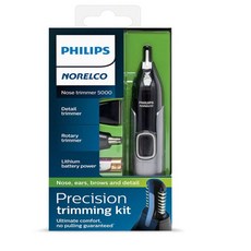 필립스 3 헤드 방수 멀티 코털 정리기, NT5600, 블랙