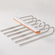 Monida智慧堅固衣架褲子衣架, 白色, 單個數量