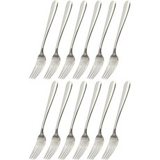일본 직배송 리버티 코퍼레이션 ST-I LD-636 스타일 식기류 스테인리스 스틸 디저트 포크 12개 세트