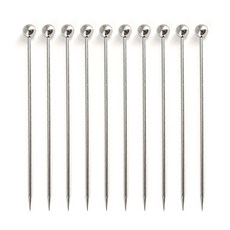 10팩 칵테일 픽 스테인리스 스틸 과일 스틱 바 도구 음료 교반 스틱 칵테일 픽 파티 웨딩 액세서리