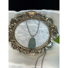 蔓華翡翠 冰種藍水如意項鍊 天然翡翠A貨, 1個