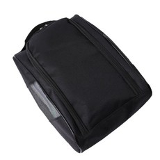 跨境亞馬遜高爾夫球鞋收納包透氣網格運動鞋袋透視手提鞋子收納袋, 1個