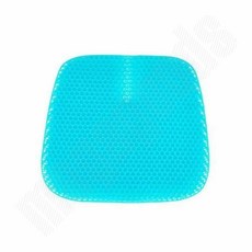 쿨링 젤방석 사무실방석 젤리방석, 젤방석(스카이블루)+방석커버(블랙)