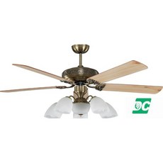 吊扇60吋 原木古銅 DC吊扇燈 5 1夜燈 直流變頻【遙控】台灣製造