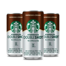 스타벅스 더블샷 에스프레소앤크림, 1개, 200ml