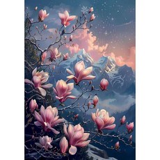 풍경화 그리기 DIY 키트 성인용 캔버스 숫자 페인트 도시 유화 홈 인테리어 액자 벽장식, 1개, 9958354 40x50cm 프레임 없음