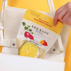 국내산 쪄서나온 촉촉한 꿀 고구마 슬라이스, 10개, 120g