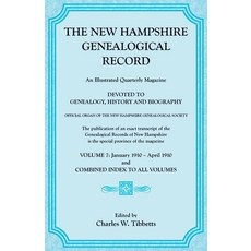 (영문도서)The New Hampshire Genealogical Record Vol. 7 1910 and combined index to all vo... Paperback, Heritage Books, English, 9781556131561