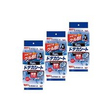 에리에르 땀 닦기 시트 대형 사이즈 도데카시트 for MEN 슈퍼 쿨 타입 90장 30장×3팩 상큼한 시트러스향 대량구매