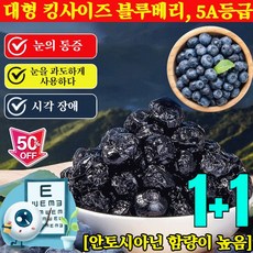 1+1 타이완산 특급 무설탕 블루베리 건조과일 프리미엄 건조 블루베리 무설탕 말린 건조 건과류 블루베리, 5개, 100g