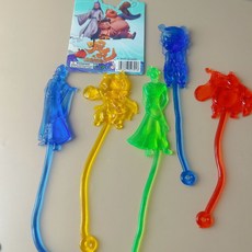 哪吒粘手甩手粘墻軟膠伸縮整蠱玩具捏捏敖丙申公豹小賣部爆款, 1個, 哪吒粘手 隨機1個