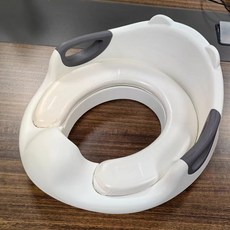 大號嬰兒童馬桶圈坐便器女寶寶小孩男孩坐墊便盆蓋梯女孩厠所家用, 乳白色（PVC軟墊）
