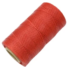 왁스 코드 공예 바느질 8mm 가죽 150D 스레드 260m 플랫, 1개, 빨강