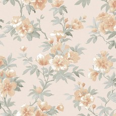 Laura Ashley Rosamund 살구 벽지