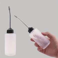 롱 철제 노즐 다용도 플라스틱 윤활유 오일통 2P 세트, 2개, 120ml