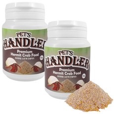 펫츠핸들러 엑설런트 포뮬러 프리미엄 소라게&크랩 전용사료 50g, 2개