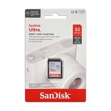 SanDisk Ultra SDHC UHS-I 相機記憶卡, 1個, 32GB 120MB
