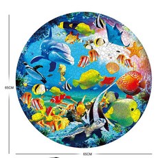 VANLUEE 益智拼圖 日常使用, 1個, 1000片海洋天堂:如圖所示1063, 1片