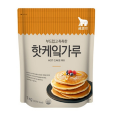 대한제분 곰표 프리믹스 어린이 간식 핫케익 핫케이크 믹스 1kg, 2개