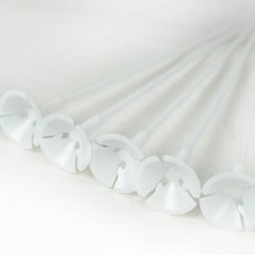 풍선 컵스틱 세트 100개, 1세트, 화이트