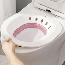 임산부 간편 접이식 펌프 좌욕기 대야 임산후 배아픈 좌욕대야 세족, 버블 접이식족욕기(그레이)